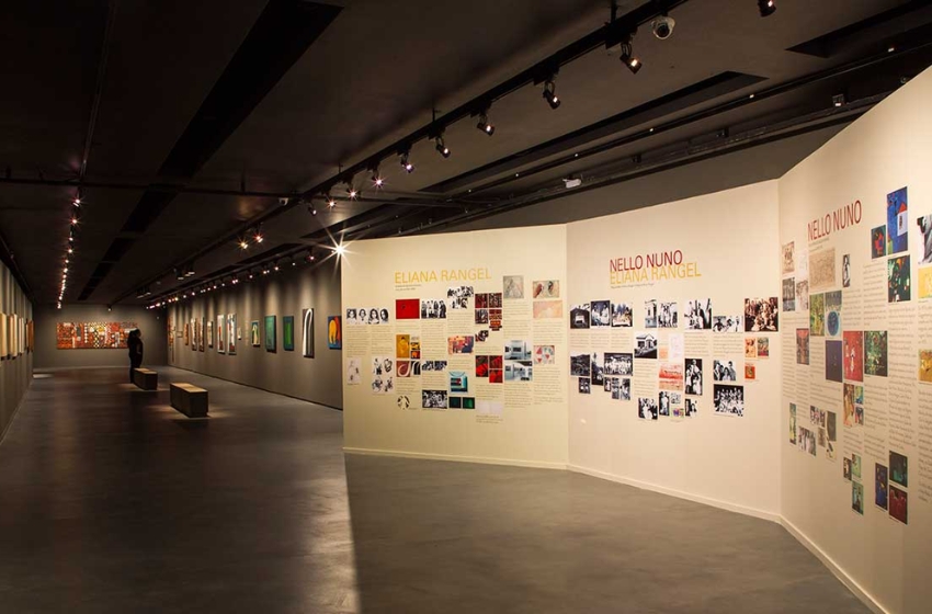 exposições no interior da casa fiat de cultura
